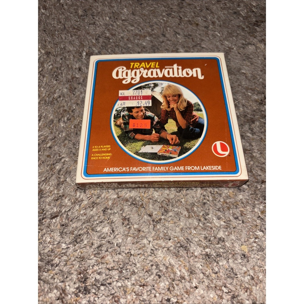 1980 Game Travel Aggravation Favorite Vintage Family Game New Sealed NOS